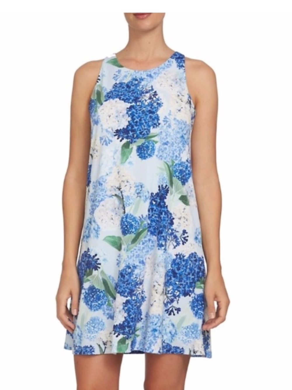 Cece Hydrangea Shift dress